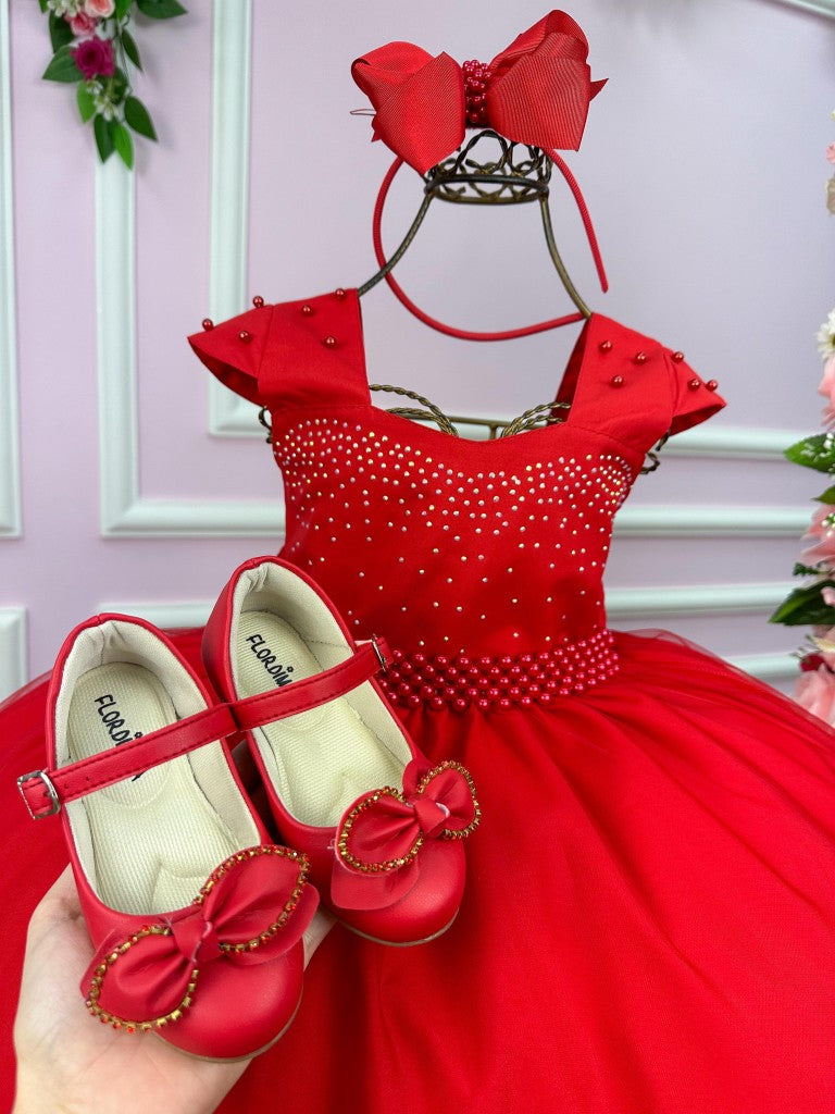 Vestido Giovanella/Giovanela Longo Valentina Vermelho (VESTGVNLLMGVLNTVRML)