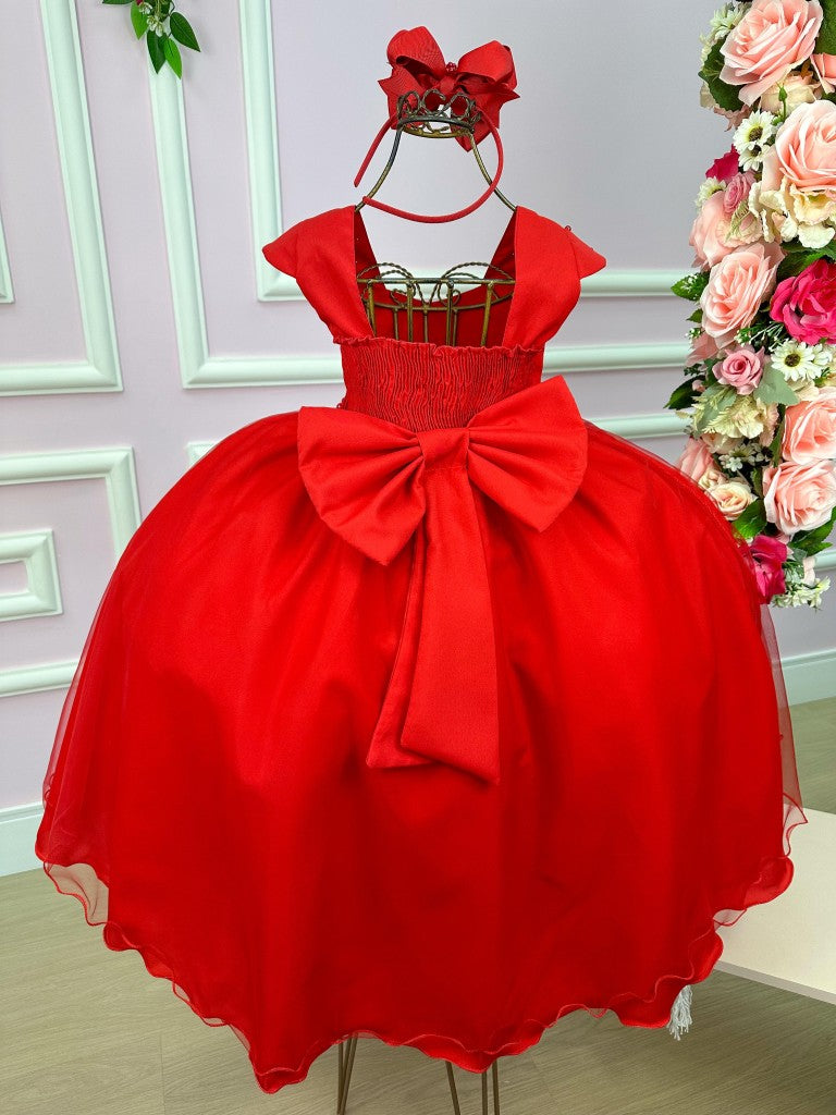 Vestido Giovanella/Giovanela Longo Valentina Vermelho (VESTGVNLLMGVLNTVRML)