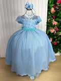 Vestido Giovanella/Giovanela Sonia Longo Azul Bebe (VESTGINELSNIAZLBB)
