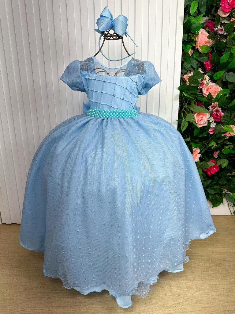 Vestido Giovanella/Giovanela Sonia Longo Azul Bebe (VESTGINELSNIAZLBB)