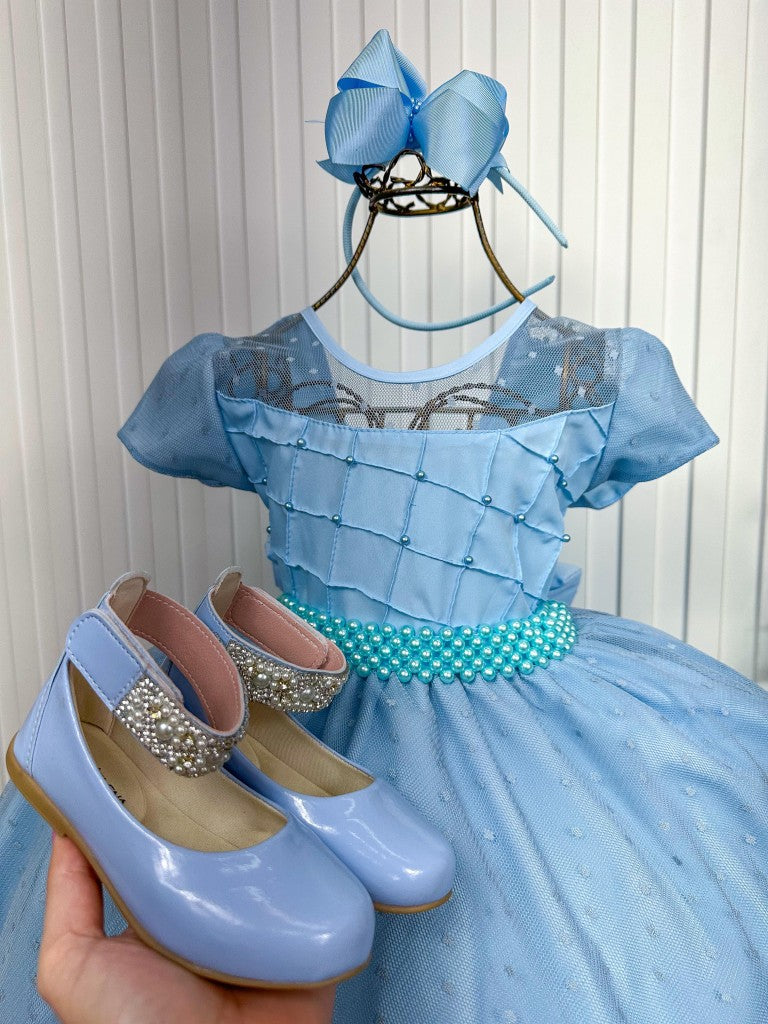 Vestido Giovanella/Giovanela Sonia Longo Azul Bebe (VESTGINELSNIAZLBB)