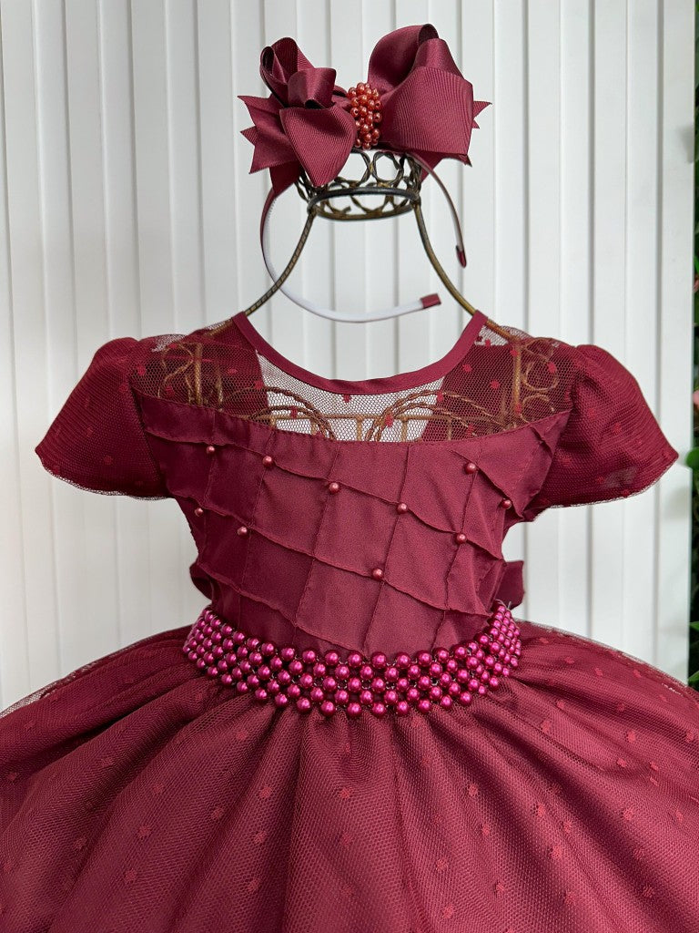 Vestido Giovanella/Giovanela Sonia Longo Marsala (VESTGINELSNIAMRSLA)