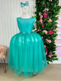 Vestido Enjoy Longo Regata Verde Tiffany (VESTENJRGVRDTFNY)