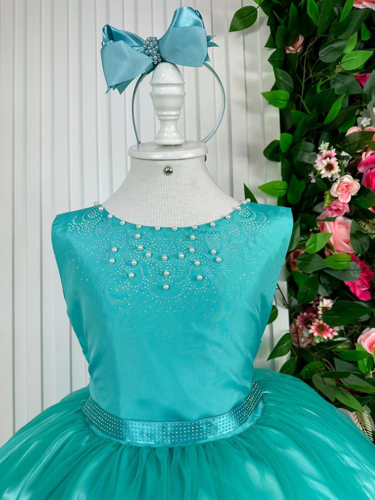 Vestido Enjoy Longo Regata Verde Tiffany (VESTENJRGVRDTFNY)