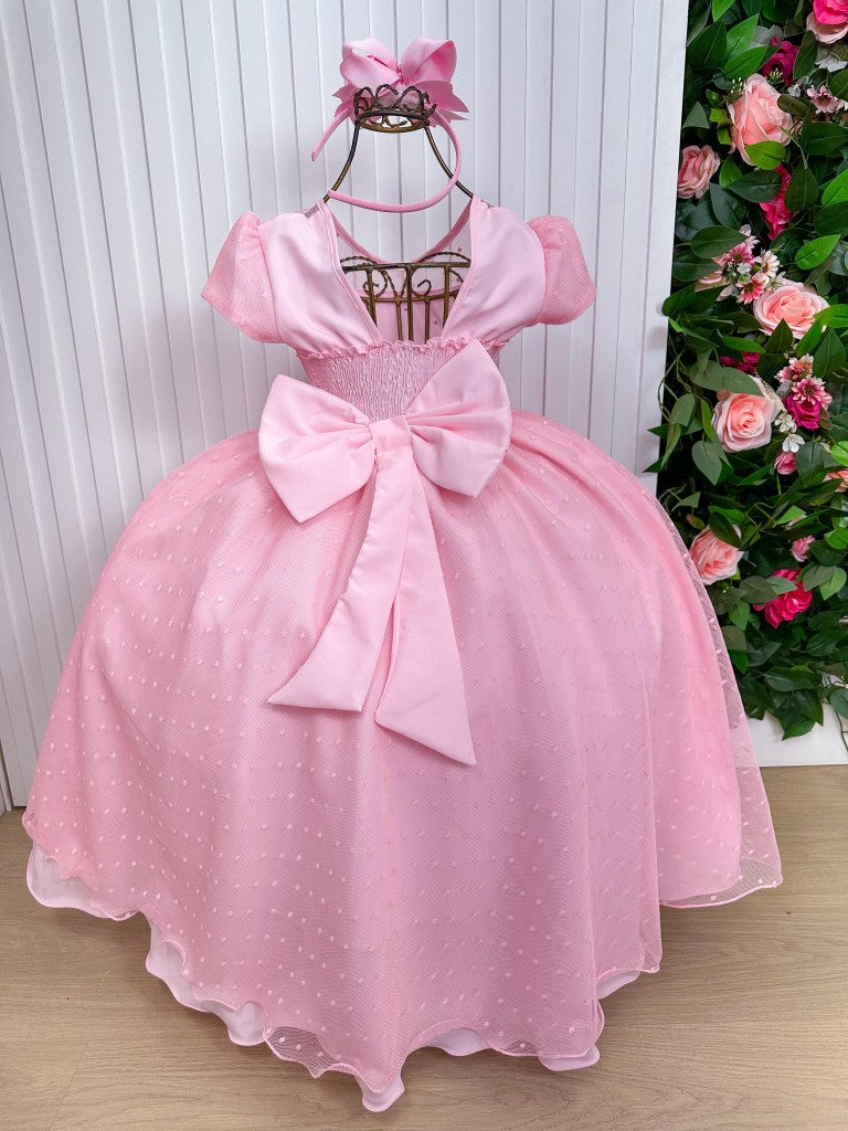 Vestido Giovanella/Giovanela Sonia Longo Rosa Bebe (VESTGINELSNIARSABB)