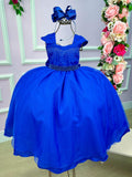 Vestido Giovanella/Giovanela Longo Valentina Azul Royal (VESTGVNLLMGVLNTAZLRYL)