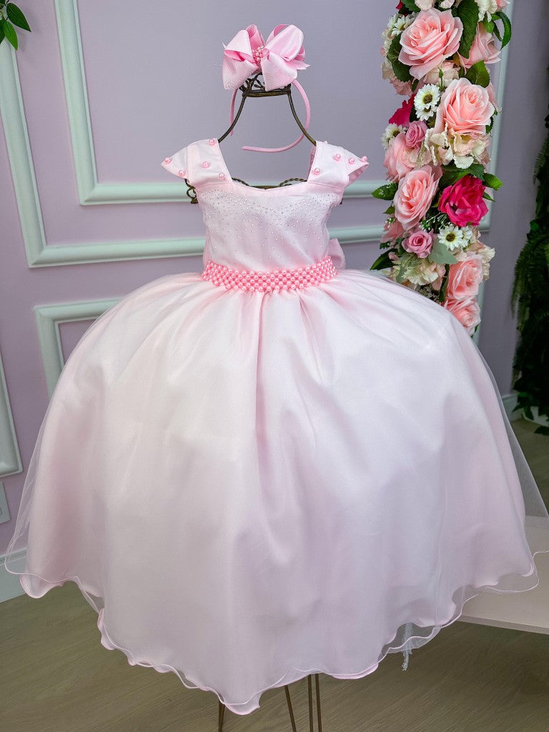 Vestido Giovanella/Giovanela Longo Valentina Rosa Bebe (VESTGVNLNGVLTRSABB)