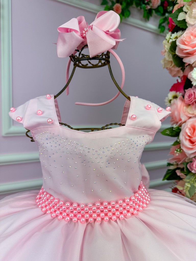 Vestido Giovanella/Giovanela Longo Valentina Rosa Bebe (VESTGVNLNGVLTRSABB)