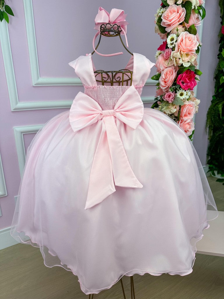 Vestido Giovanella/Giovanela Longo Valentina Rosa Bebe (VESTGVNLNGVLTRSABB)