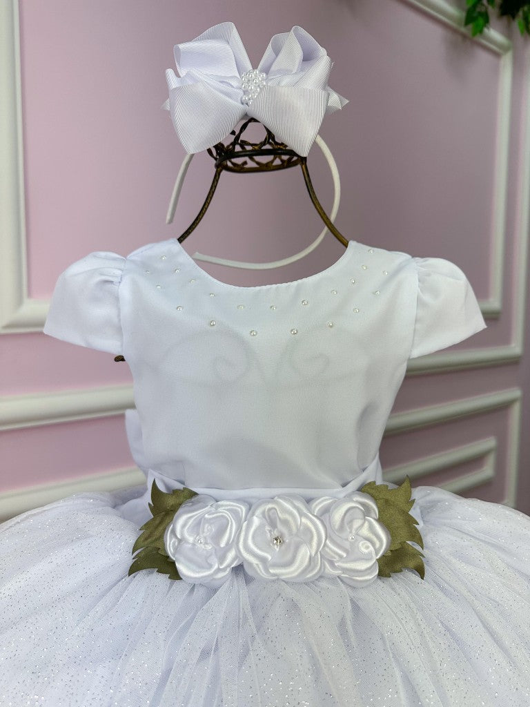 Vestido Juvenil Vila Lele Luiza Branco (VESTJVLVLELELIZBRNCO)