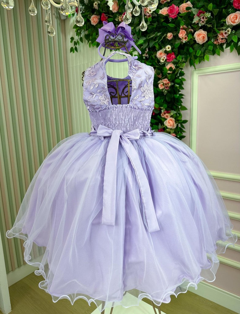Vestido Juvenil Vila Lele Regata Flores Lilas (VESTJVNVLLLRGTFLRLL)