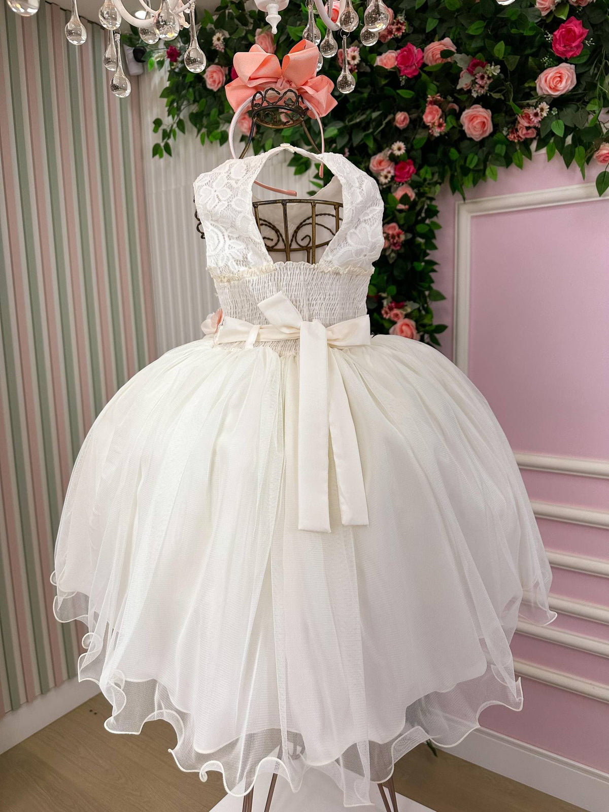 Vestido Juvenil Vila Lele Regata Flores Off (VESTJVNVLLLRGTFLROFF)