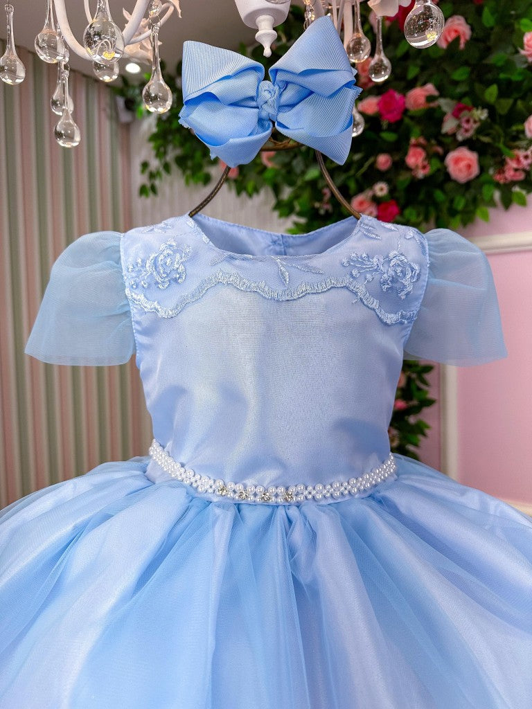 Vestido Marie Azul Bebe Carina (VSTDMRZBBCRN)