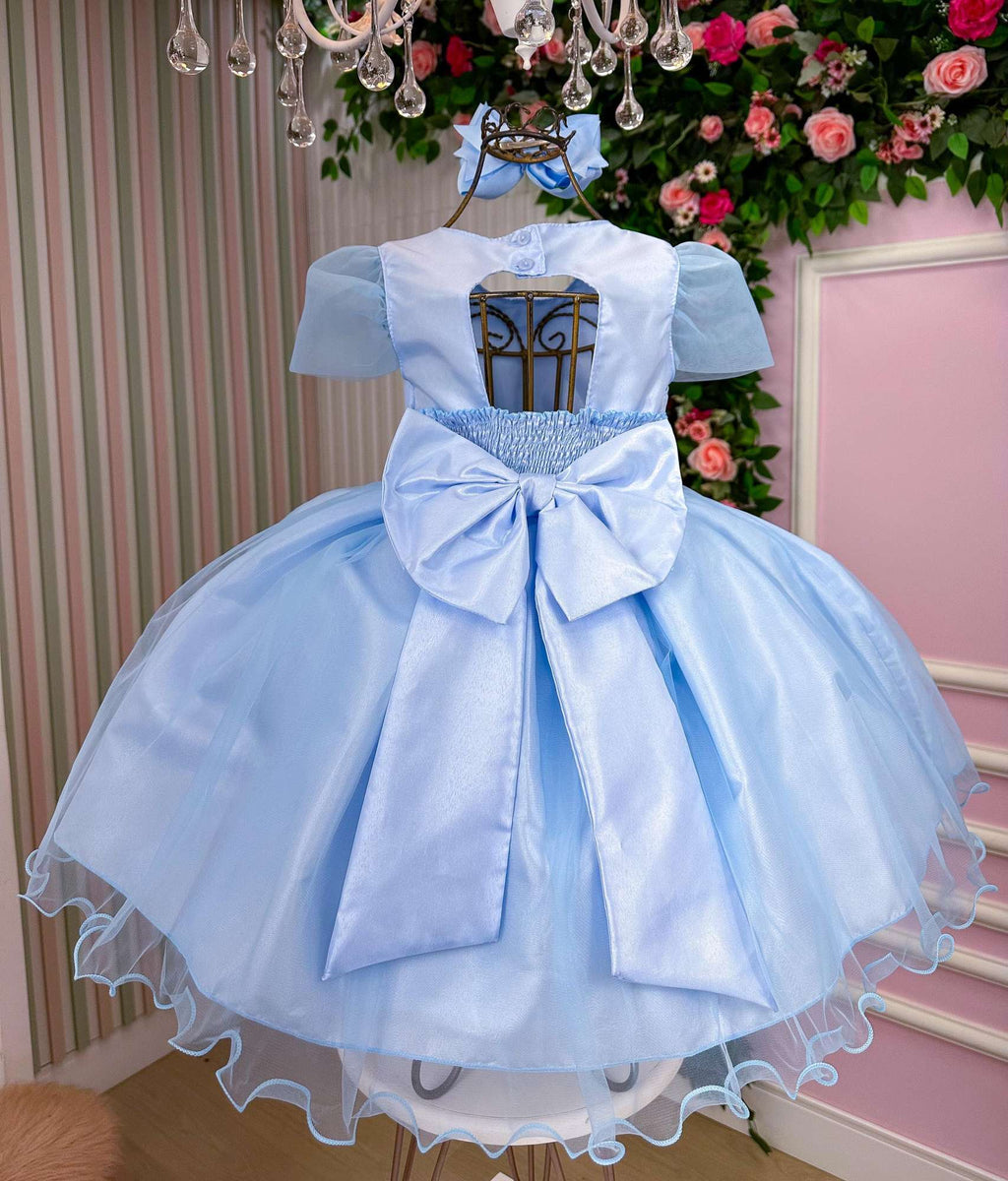 Vestido Marie Azul Bebe Carina (VSTDMRZBBCRN)