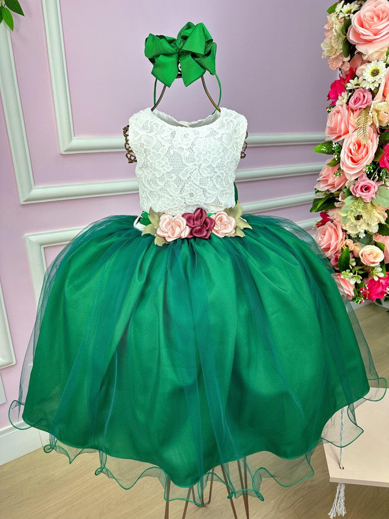 Vestido Juvenil Vila Lele Ivete Peito Off e Saia Verde Bandeira (VSTDJVILEIVAMRVERDMLTAR)