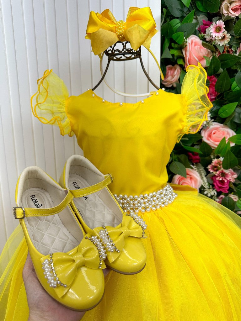 Vestido Marie Longo Amanda Amarelo (VESTMARILNGAMNAMRL)