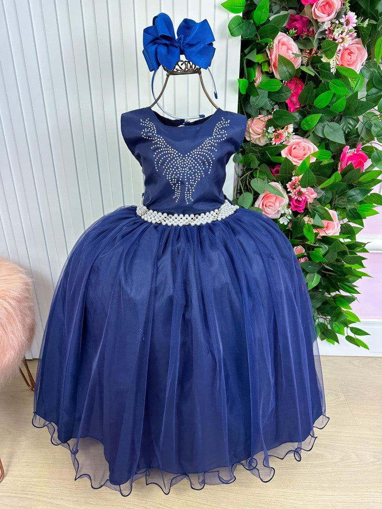 Vestido Marie Longo Larissa Azul Petroleo (VESTMRIELNGLRSSAZLPTRL)