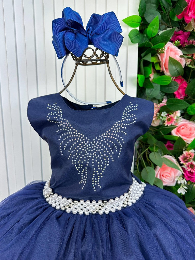 Vestido Marie Longo Larissa Azul Petroleo (VESTMRIELNGLRSSAZLPTRL)