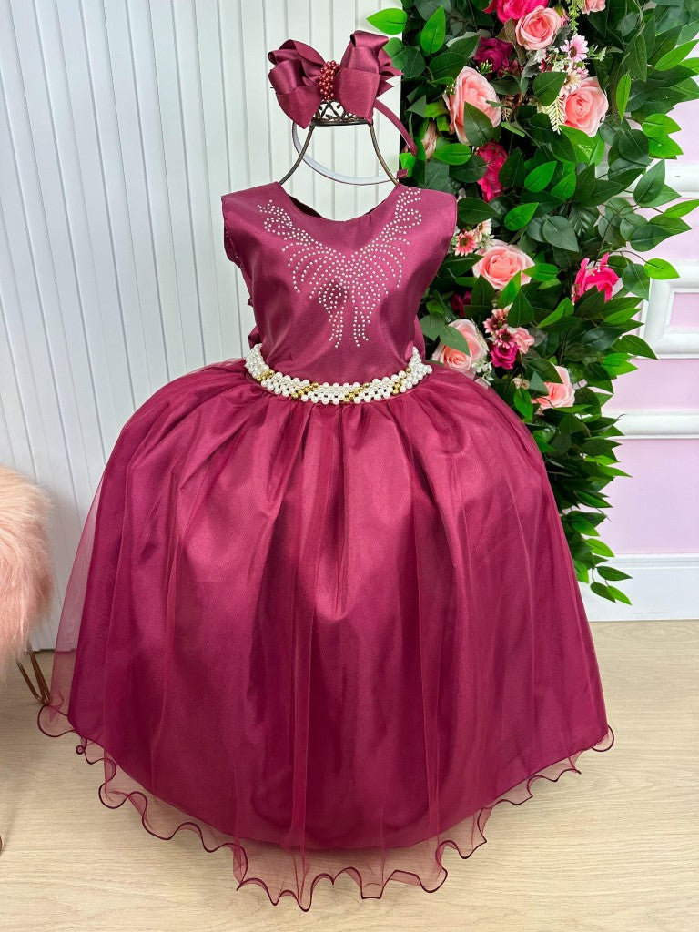 Vestido Marie Longo Larissa Marsala (VESTMRIELNGLRSMRSL)