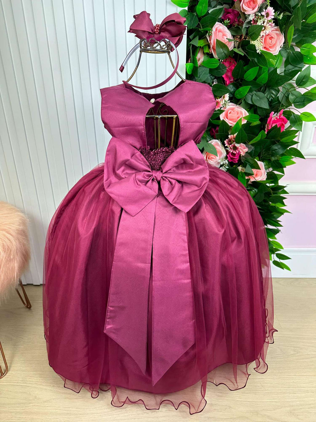Vestido Marie Longo Larissa Marsala (VESTMRIELNGLRSMRSL)