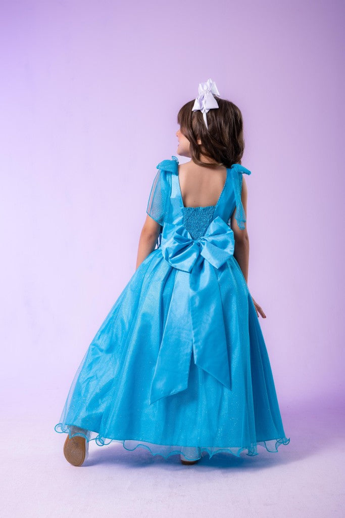 Vestido Marie Longo Mel Azul Tiffany (VSTMRLOGMLAZLTFNY)