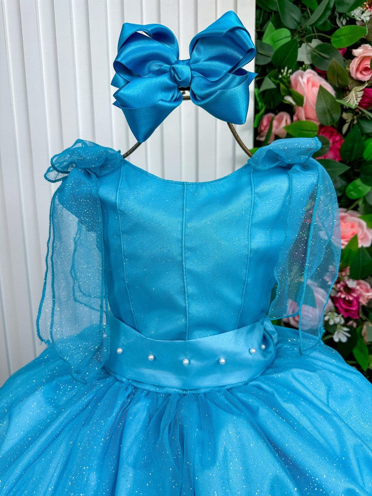 Vestido Marie Longo Mel Azul Tiffany (VSTMRLOGMLAZLTFNY)