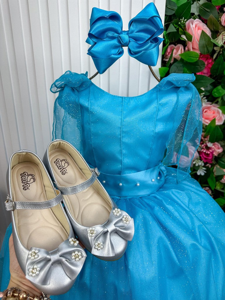 Vestido Marie Longo Mel Azul Tiffany (VSTMRLOGMLAZLTFNY)