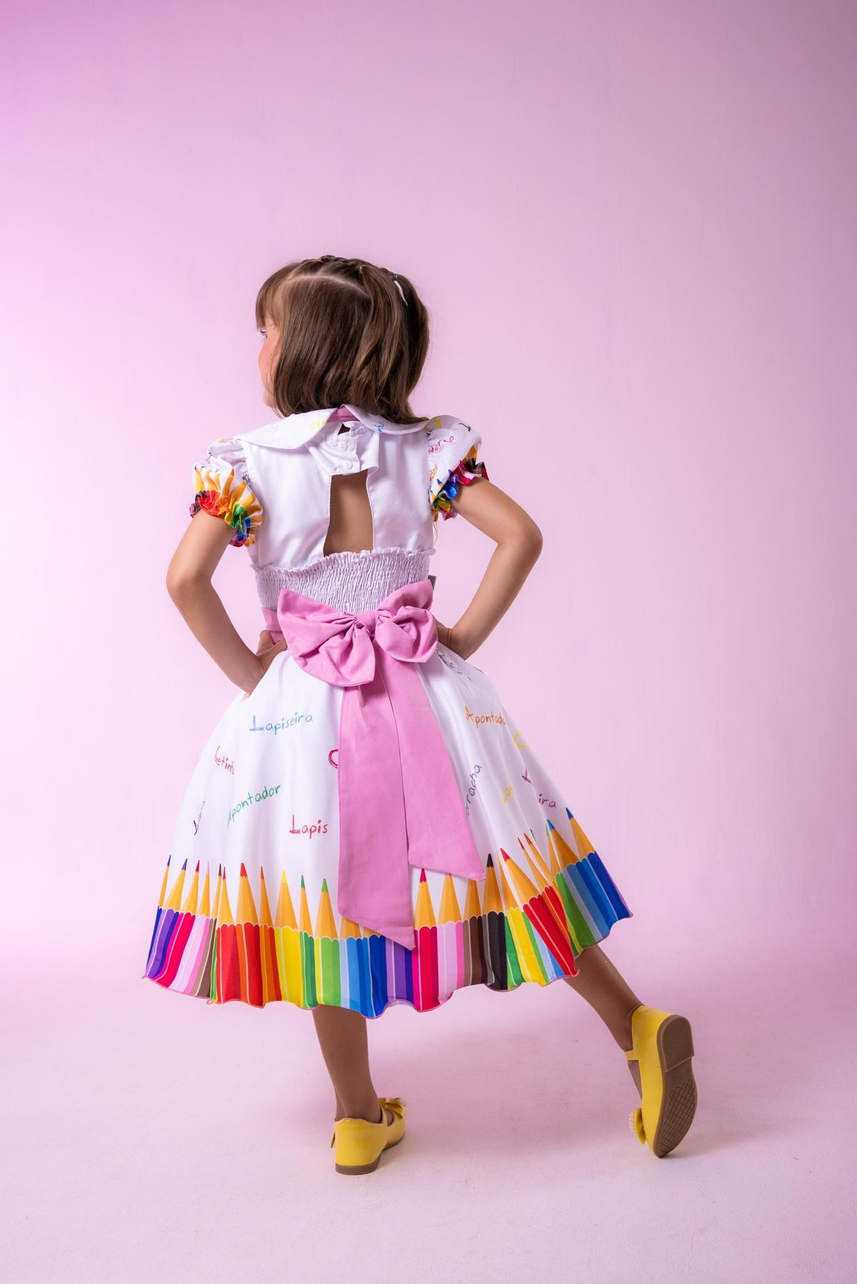 Vestido Marie Lapis Aquarela ABC Branco (VESTMRLPSABCBRCO)