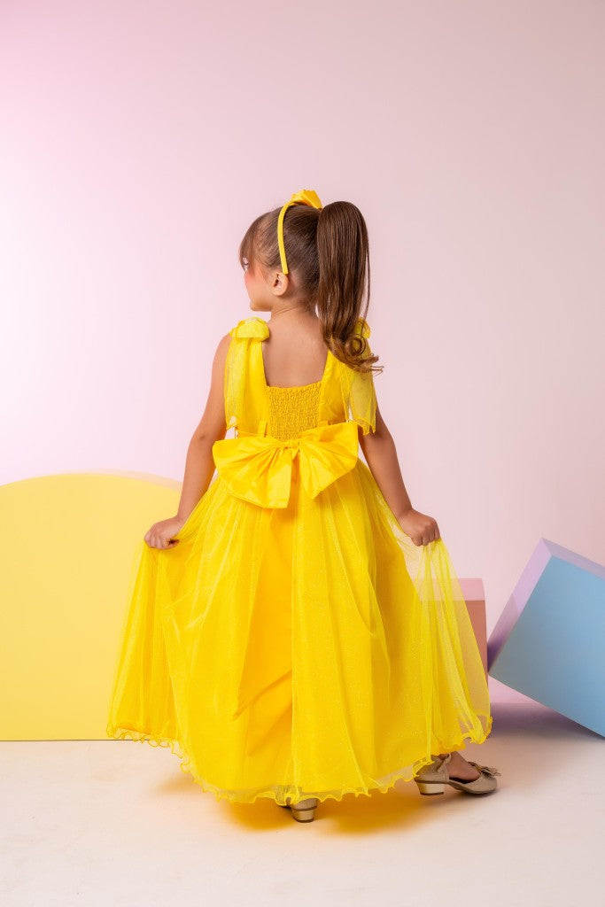 Vestido Marie Longo Mel Amarelo (VSTMRLOGMLAMARL)