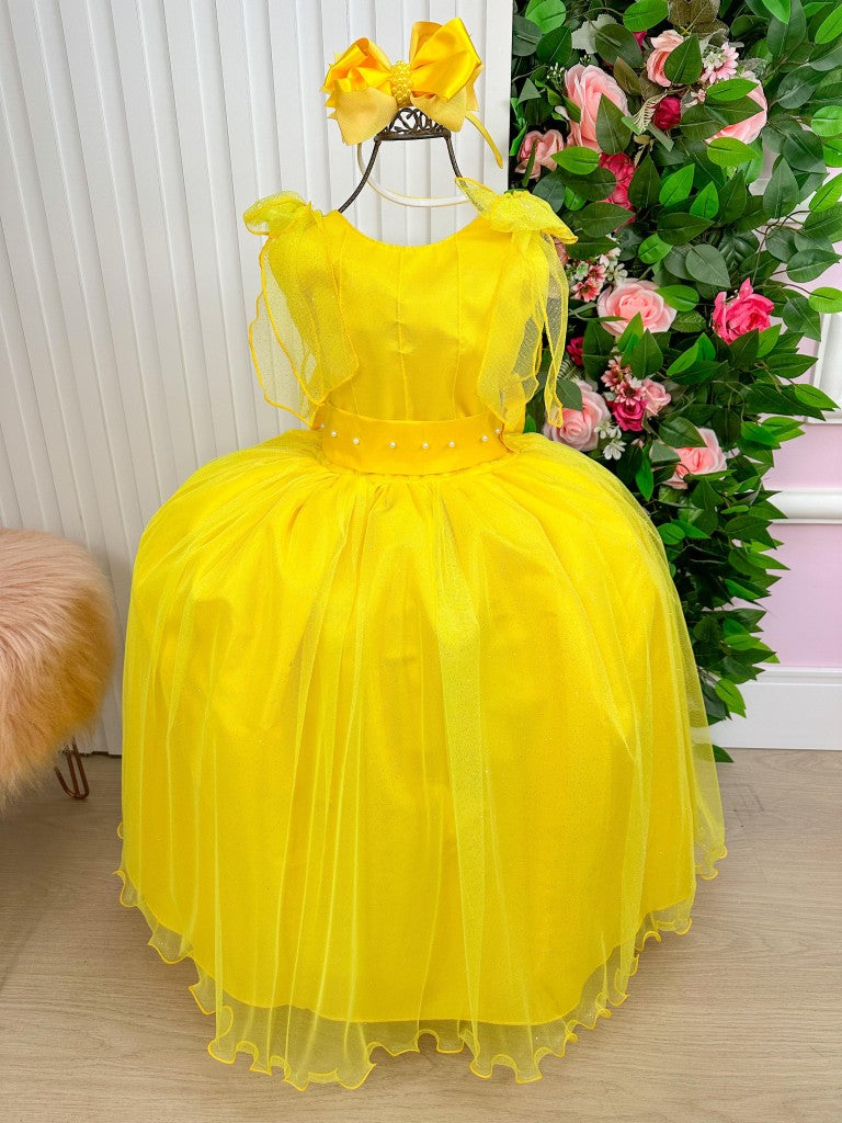 Vestido Marie Longo Mel Amarelo (VSTMRLOGMLAMARL)