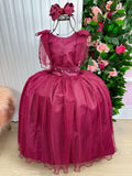 Vestido Marie Longo Mel Marsala (VSTMRLOGMLMRSLA)