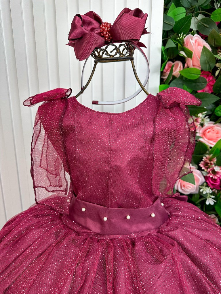 Vestido Marie Longo Mel Marsala (VSTMRLOGMLMRSLA)
