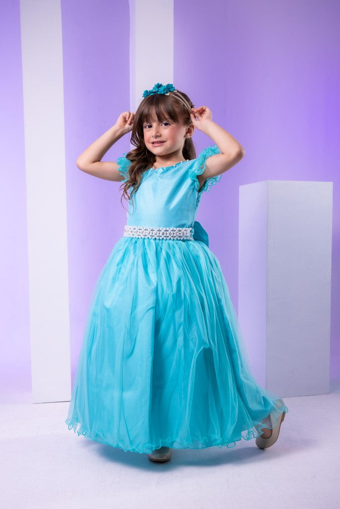 Vestido Marie Longo Amanda Verde Tiffany (VESTMRELONGAMNDVRDTFFN)