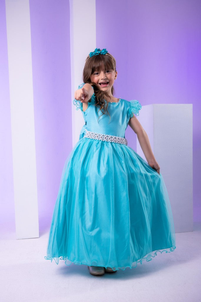 Vestido Marie Longo Amanda Verde Tiffany (VESTMRELONGAMNDVRDTFFN)