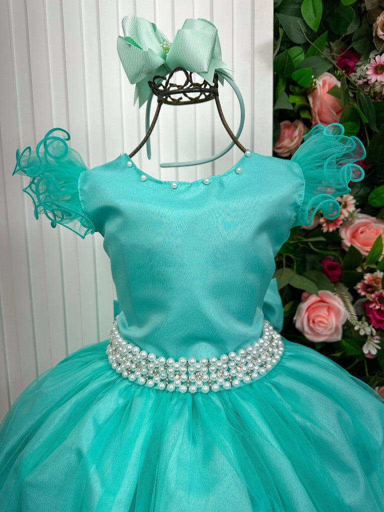 Vestido Marie Longo Amanda Verde Tiffany (VESTMRELONGAMNDVRDTFFN)