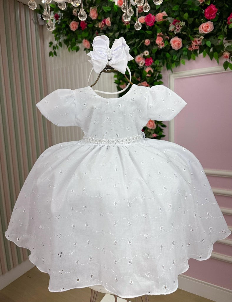 Vestido Miss Cherry Cristal Lese - Laise Branco (VESTMSSCHRCRTLESLAIBRN)