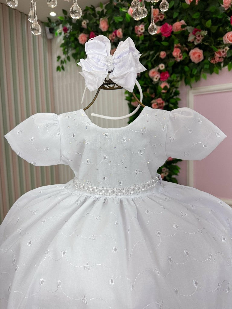 Vestido Miss Cherry Cristal Lese - Laise Branco (VESTMSSCHRCRTLESLAIBRN)