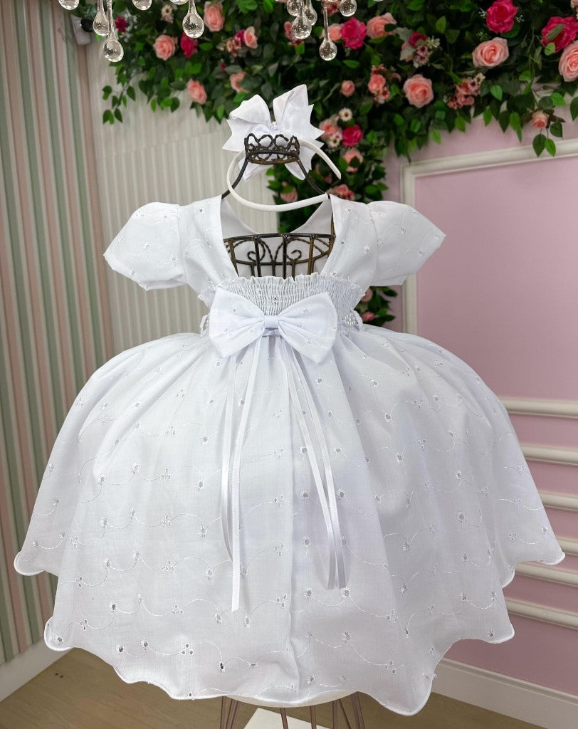 Vestido Miss Cherry Cristal Lese - Laise Branco (VESTMSSCHRCRTLESLAIBRN)