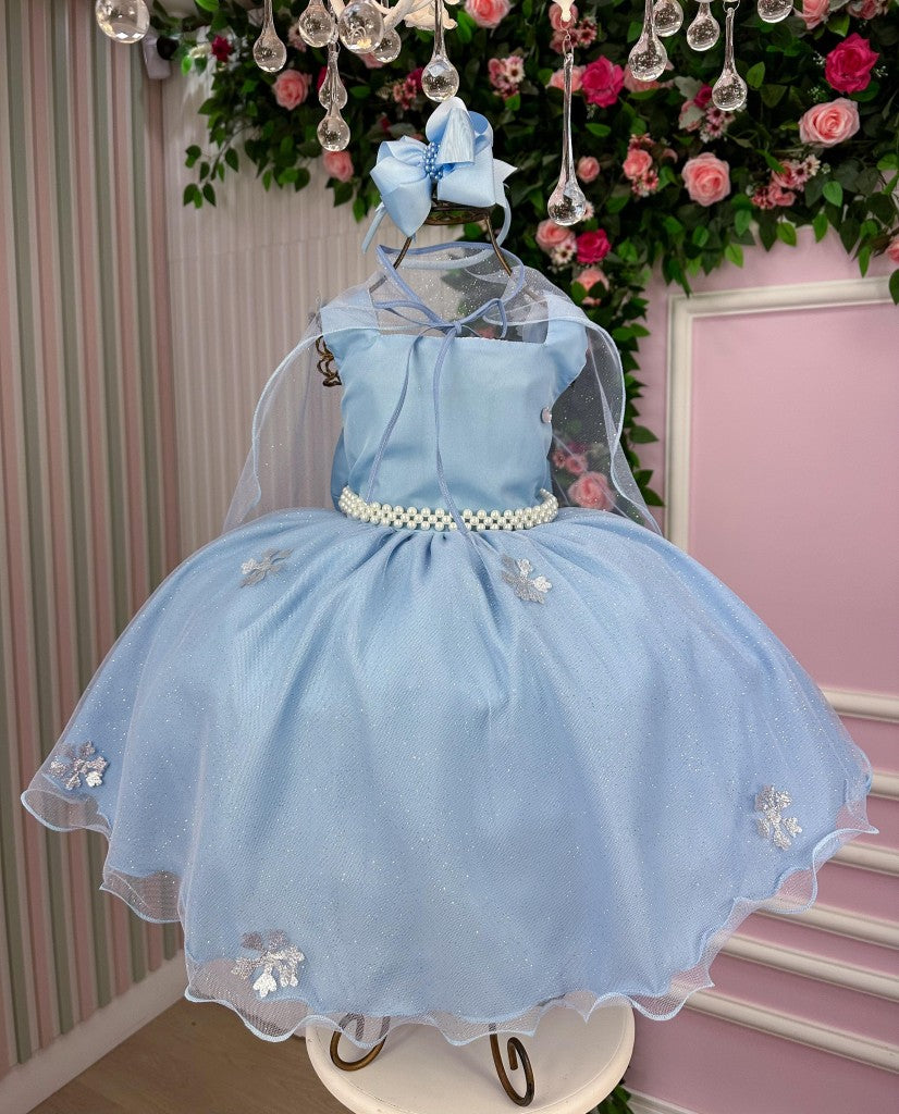 Vestido Tematico Princesa Gelo (VESTTMTFROZEN)