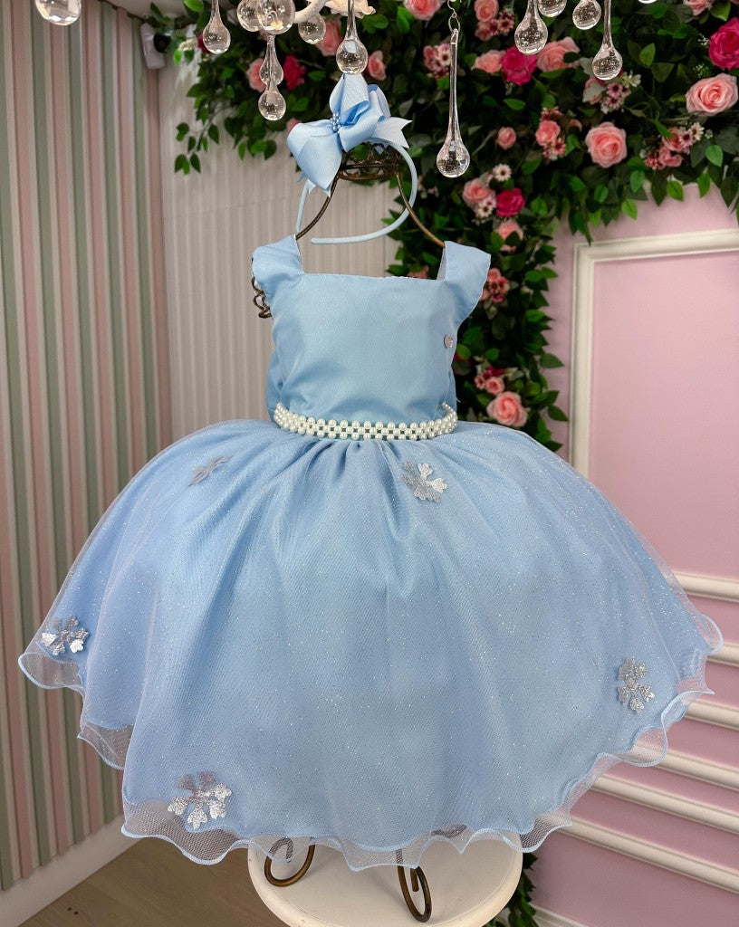 Vestido Tematico Princesa Gelo (VESTTMTFROZEN)