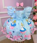 Vestido Tematicos Kids Alice no País das Maravilhas (VESTKIDSALCMRLHAS)