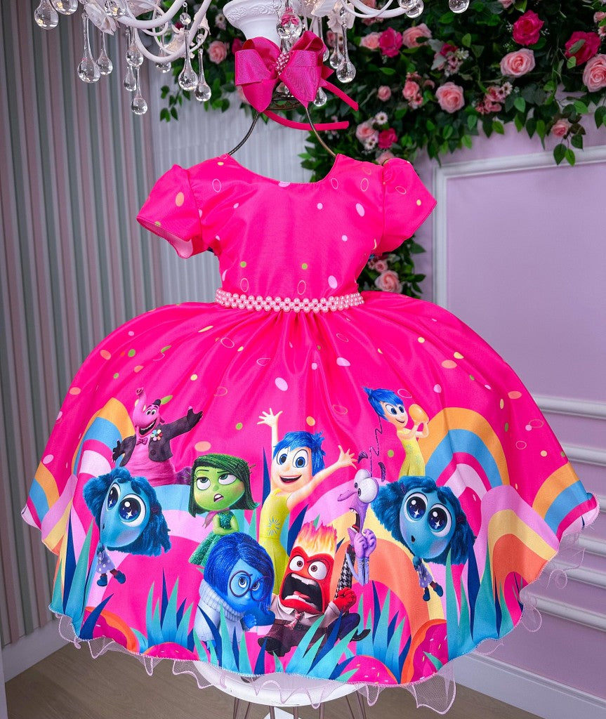 Vestido Tematicos Ysa Kids Divertidamente Pink (VESTYSAKIDIVERDAMETEPINK)
