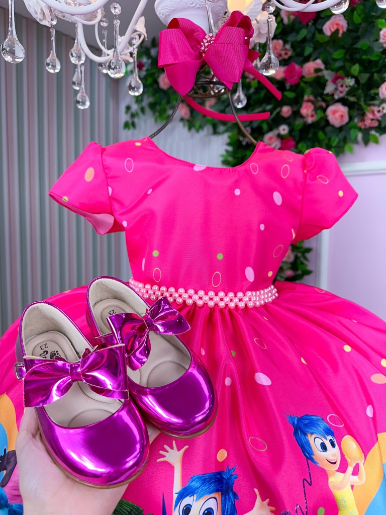 Vestido Tematicos Ysa Kids Divertidamente Pink (VESTYSAKIDIVERDAMETEPINK)