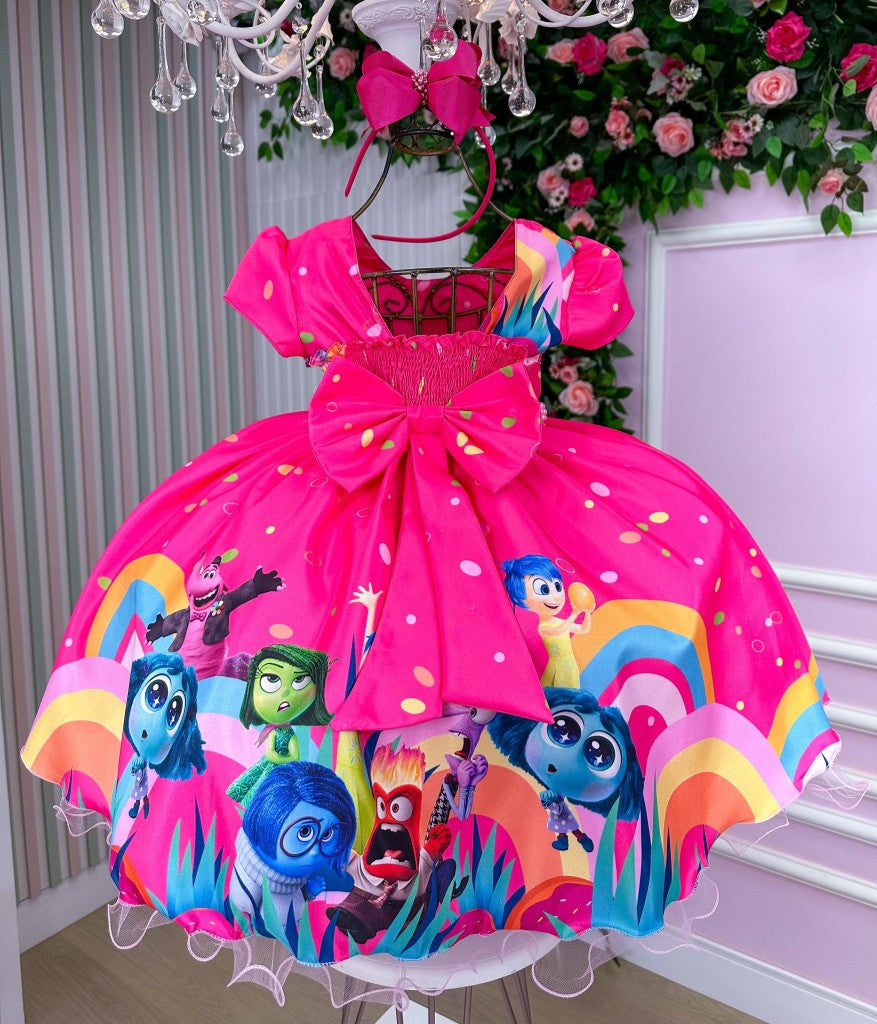 Vestido Tematicos Ysa Kids Divertidamente Pink (VESTYSAKIDIVERDAMETEPINK)