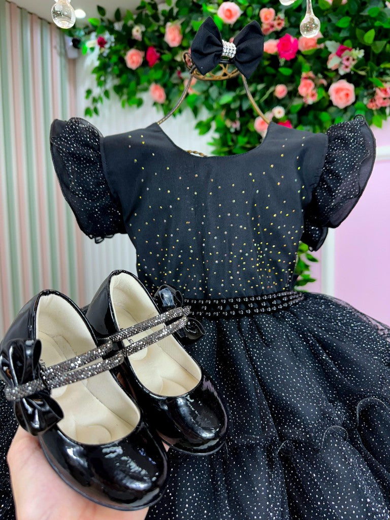 Vestido Ysa Kids Belinda Preto (VESTYSAKDSBLNPRTO)