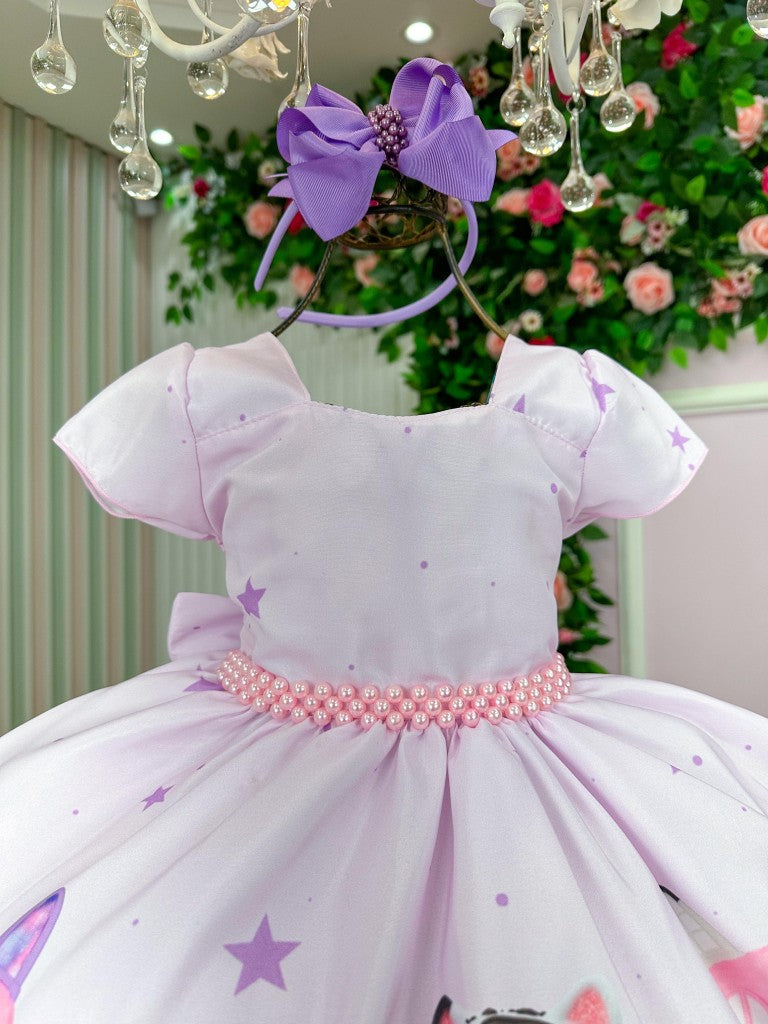 Vestido Tematicos da Gigi A Casa Mágica da Gabby (VESTTMCDGGACSMGCGB)