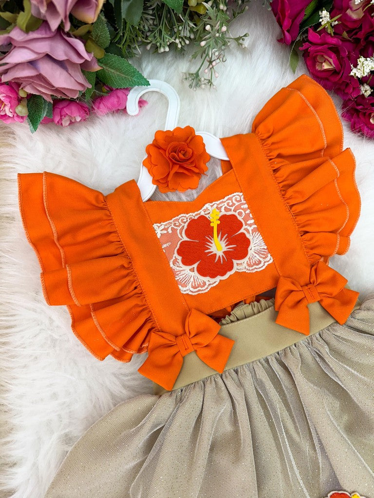 Romper/Vestido Princesa Belli Princesa Praiana (ROMPVESTPRNBMAN)