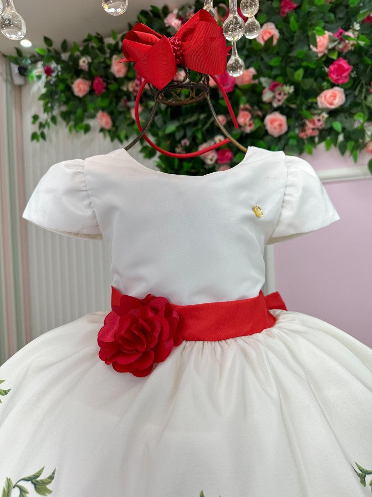 Vestido Banana Club Fernanda Branco Floral (VESTBCBNANDABRNCORAL)
