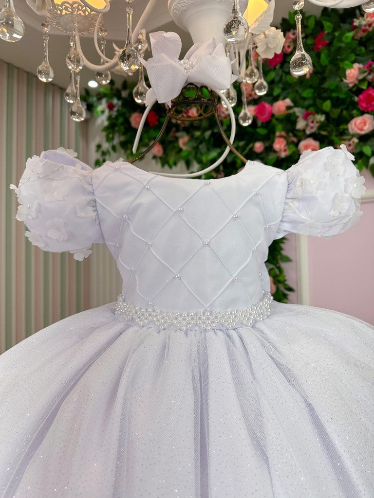 Vestido Bella Child Veronica Branco (VESTBLLCHLVRNBRNC)