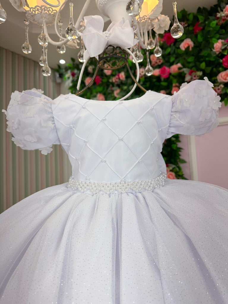 Vestido Bella Child Veronica Branco (VESTBLLCHLVRNBRNC)